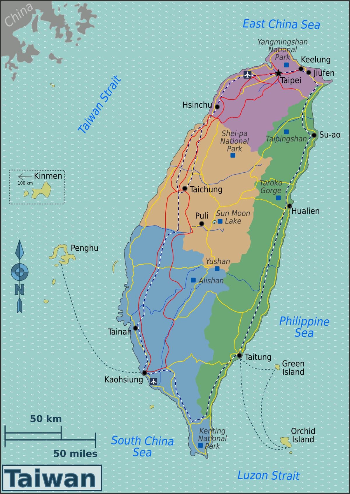 טייפה טייוואן מפת מיקום