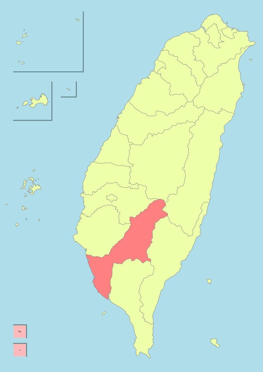 מפה של טייוואן, kaohsiung