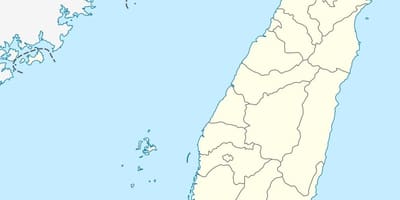 מפה של טייוואן וקטור